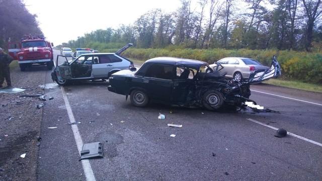  В массовой аварии под Краснодаром погиб пожилой водитель 